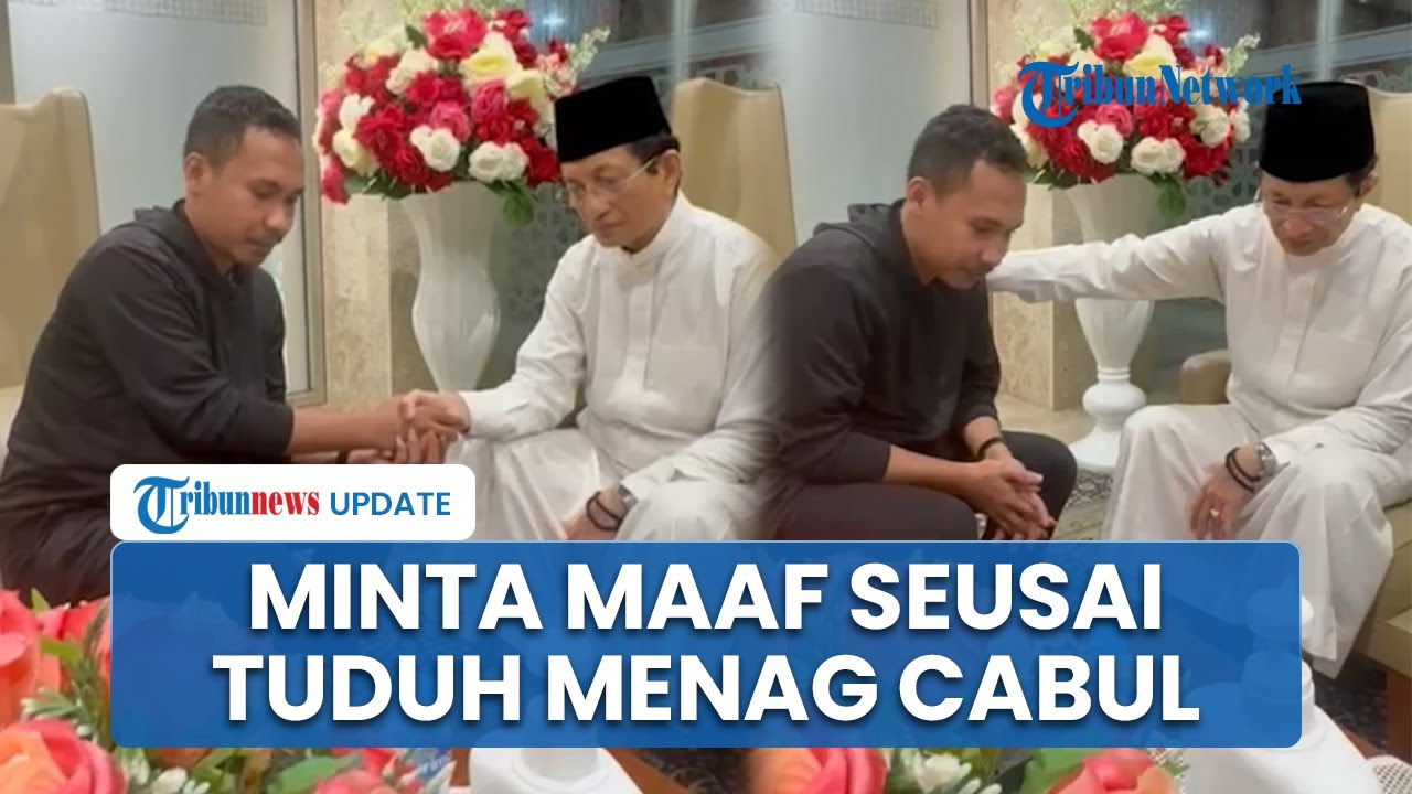Temui Nasaruddin Umar, Koordinator Aksi yang Fitnah Menag Lakukan Pelecehan dan Korupsi Minta Maaf