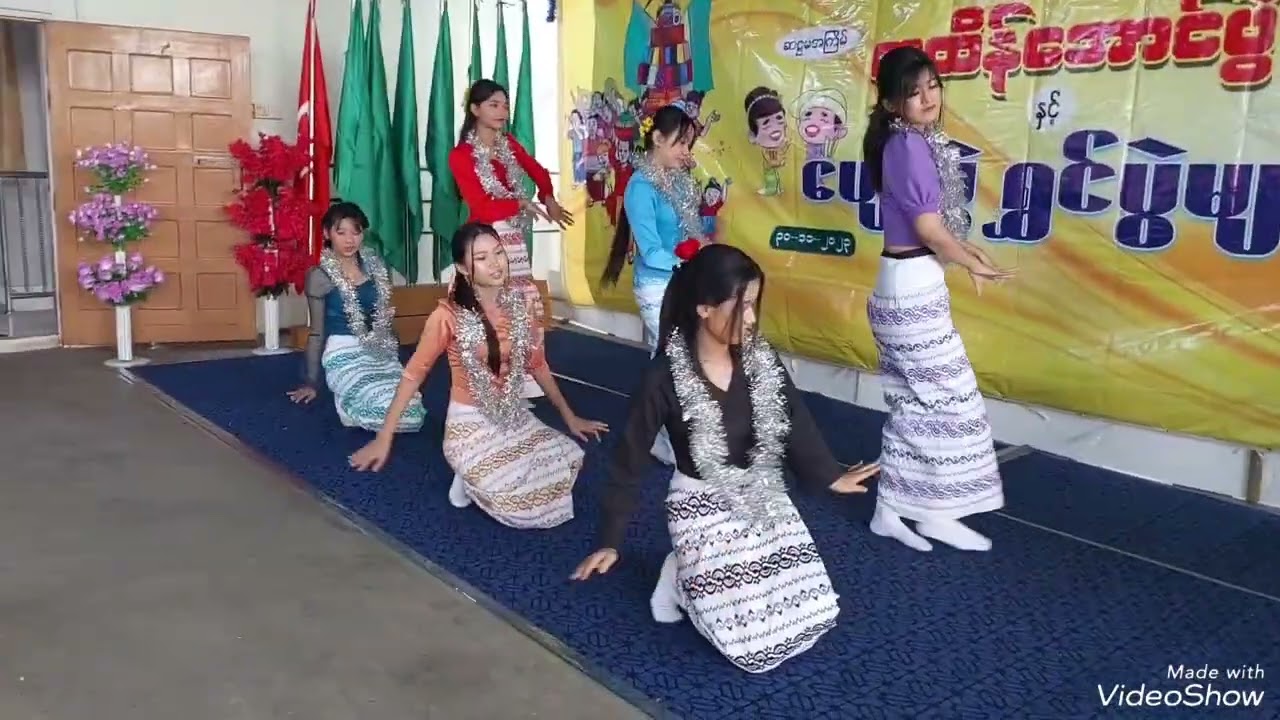 2023-24 ပညာသင်နှစ် Grade 9 ကျောင်းသူလေးများ၏ မန်းတောင်ရိပ်ခို သင်္ကြန် အက