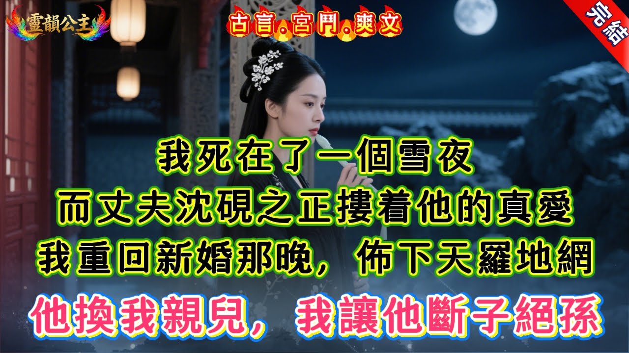 【古言.短篇完結】《重生後我送夫君一家去流放》我死在了一個雪夜，而丈夫沈硯之正摟着他的真愛，我重回新婚那晚，佈下天羅地網，夫君換我親兒，我讓他斷子絕孫 #爽文