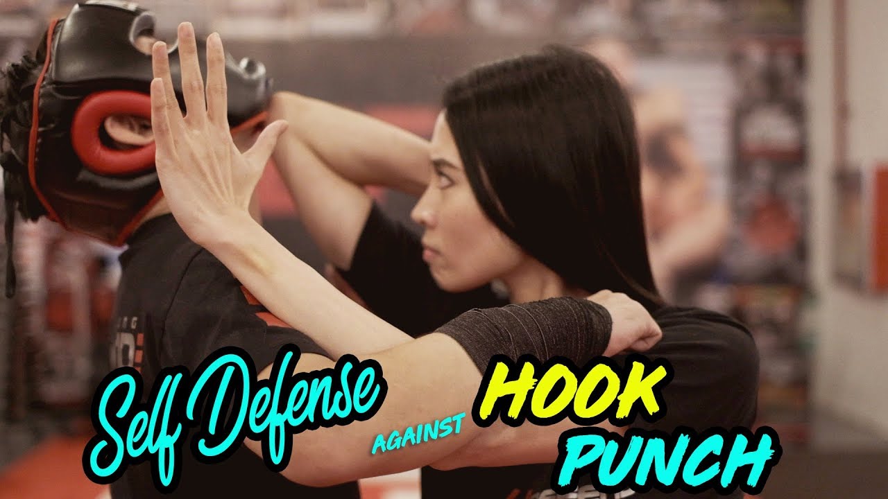 SELF DEFENSE AGAINST HOOK PUNCH