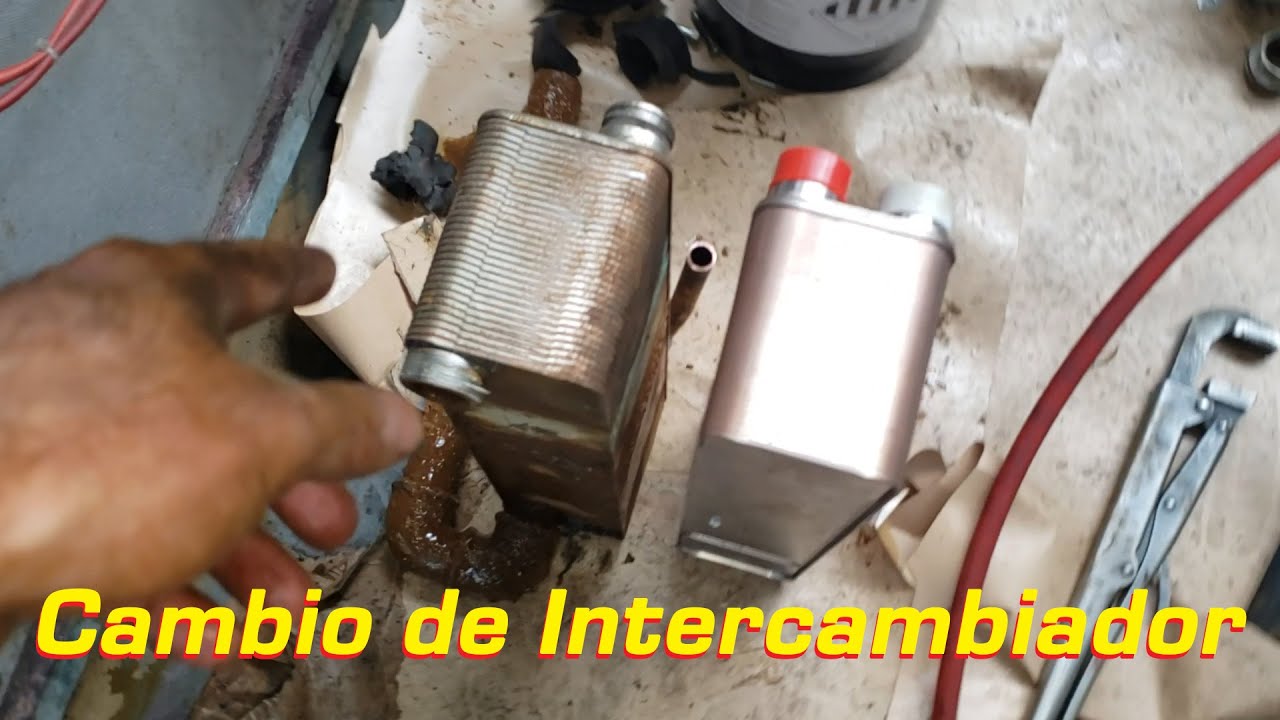 Cambiando Intercambiador de Calor Por Otro (BPHE)