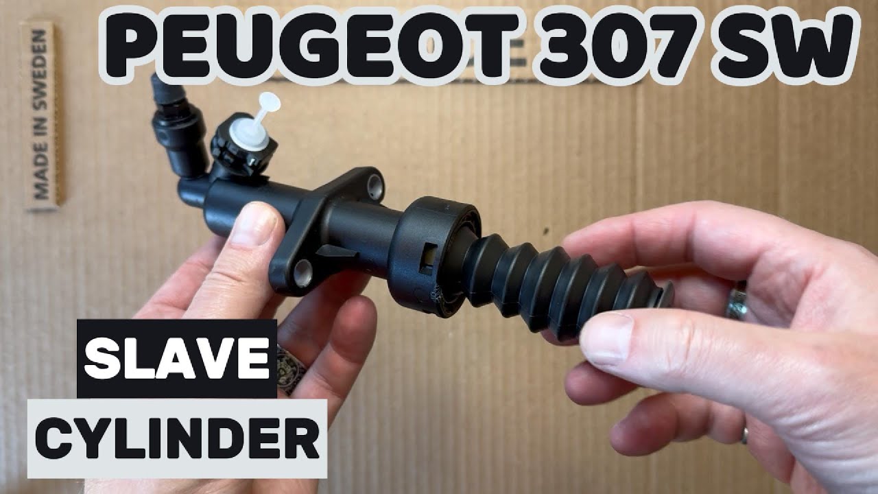 Peugeot 307 SW clutch slave cylinder replacement