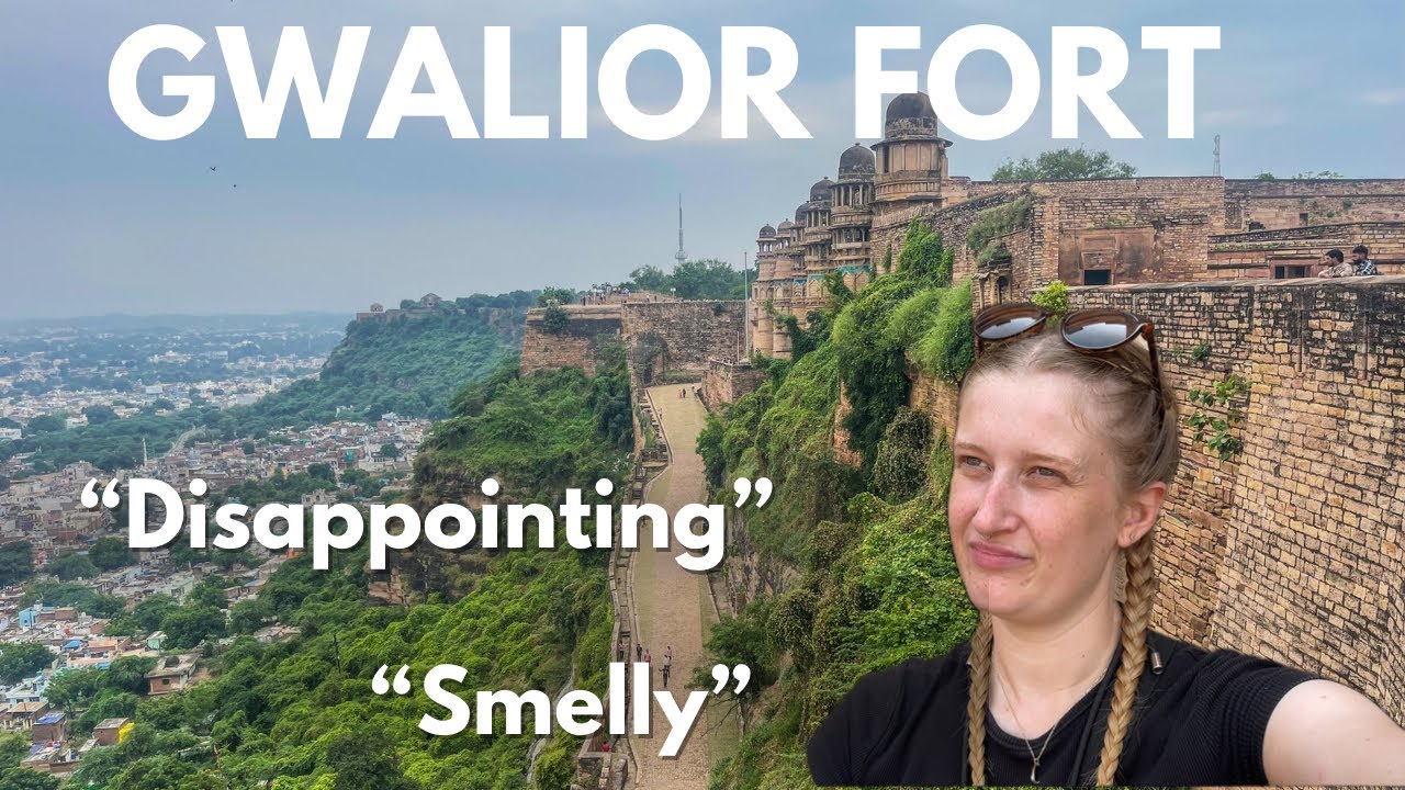 Foreigners HONEST review of Gwalior fort | Gwalior vlog