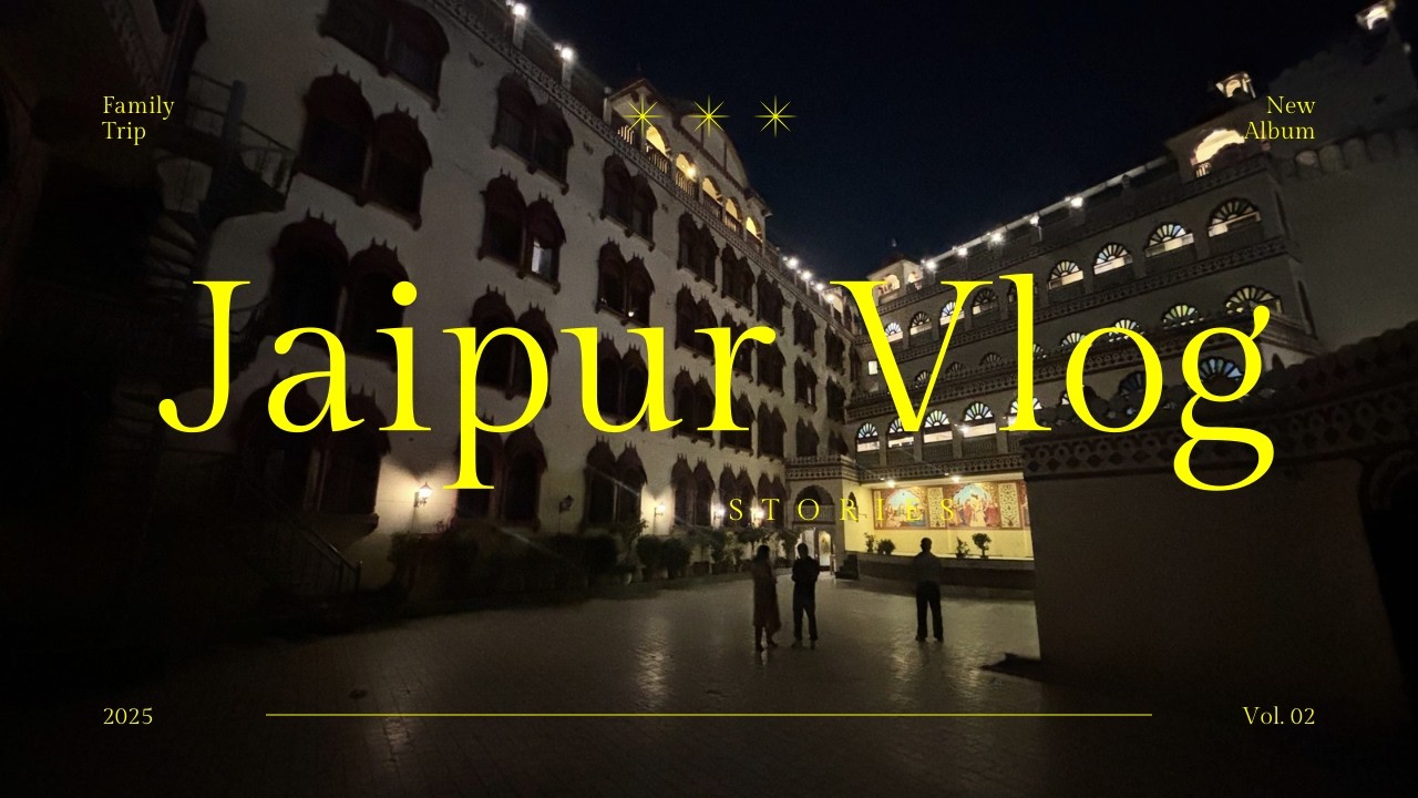 We Stayed in a Royal Fort in Jaipur 👑 | Chandragupt Fort Stay Vlog