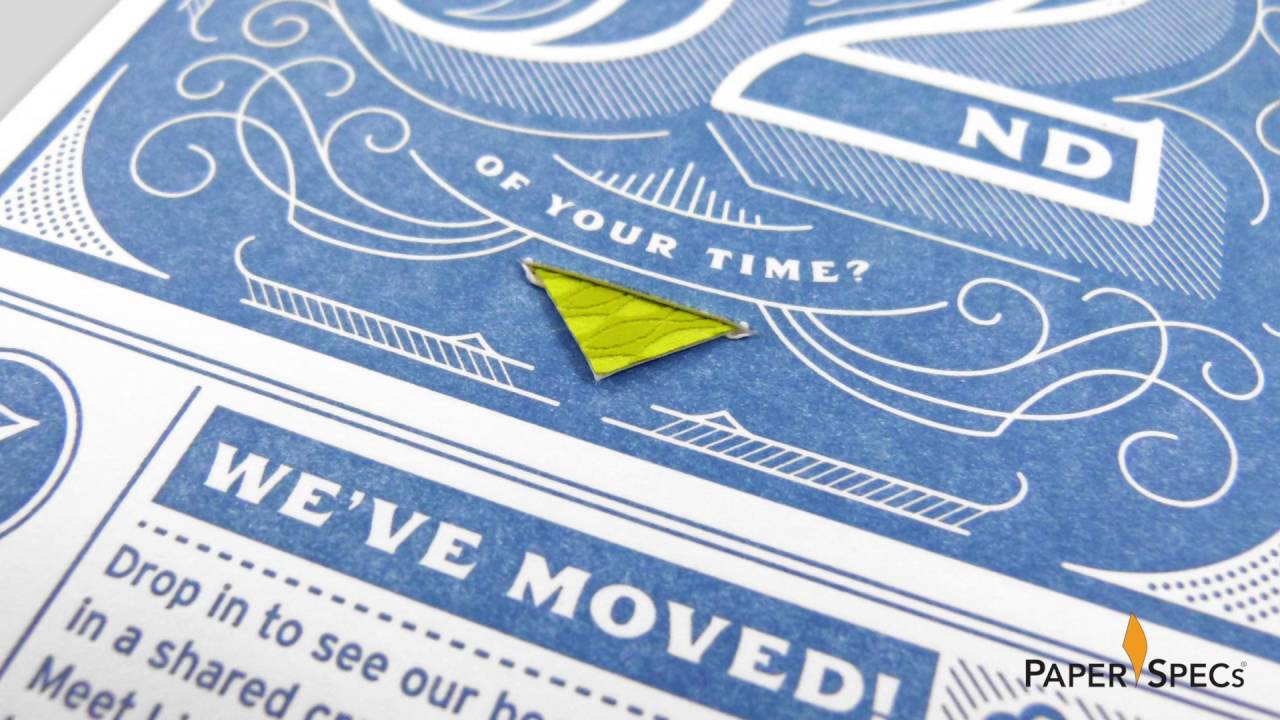 PaperSpecs.com | Paper Inspiration #256:  EnZed's Moving Announcement