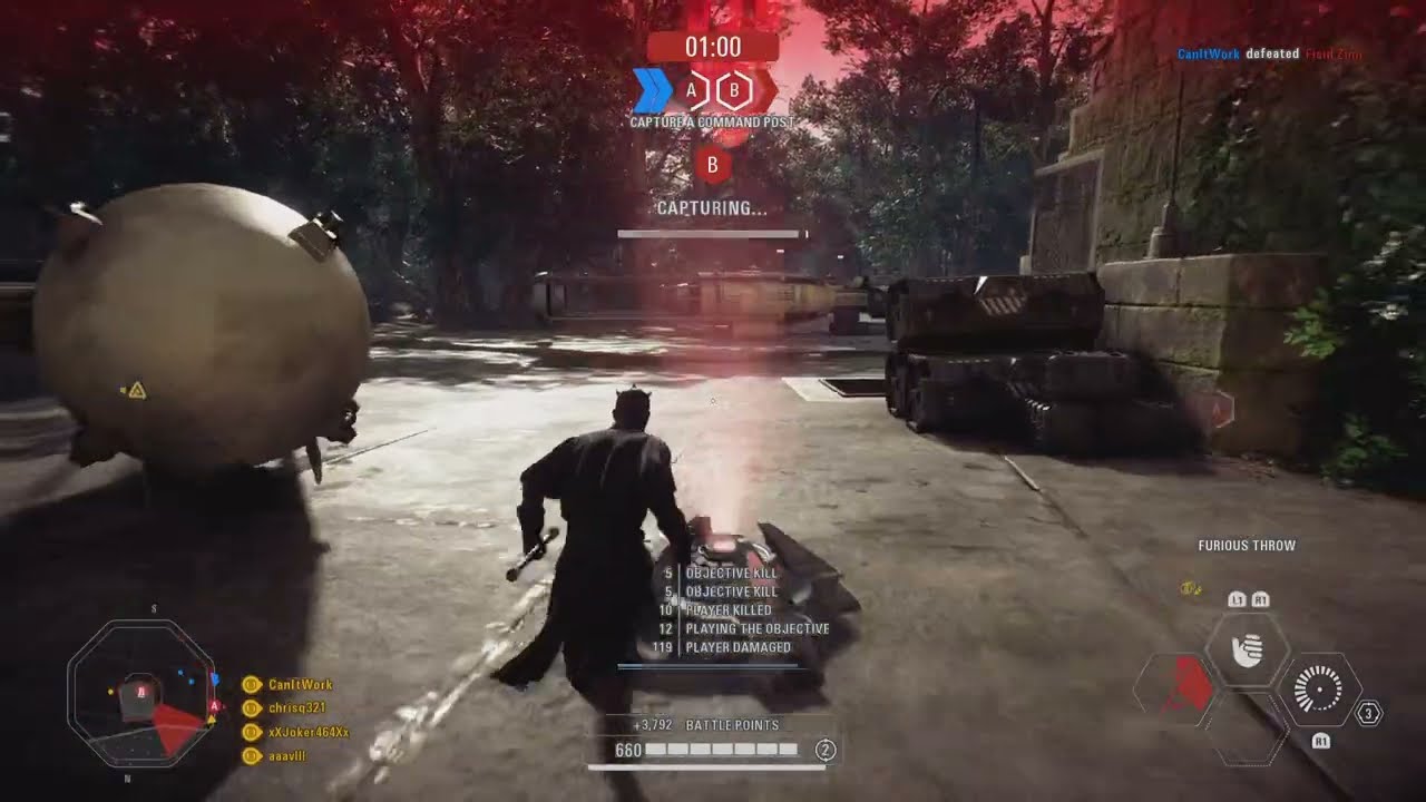 STAR WARS Battlefront II Darth Maul achieving MAX 