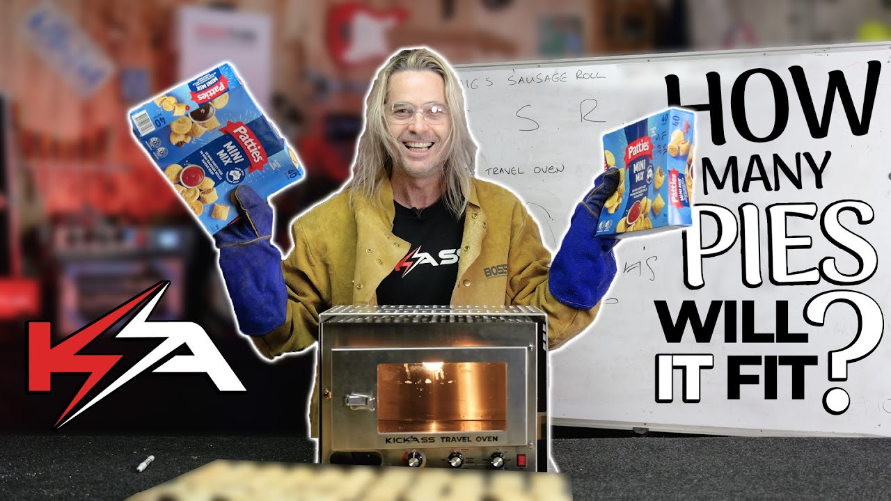 KickAss Large Glass Door Travel Oven