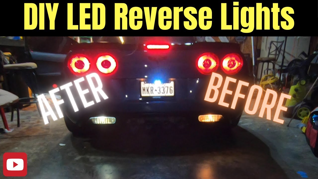 INSTALLING LED REVERSE LIGHTS ON A CORVETTE C6 - Cheap and Easy must have mod!