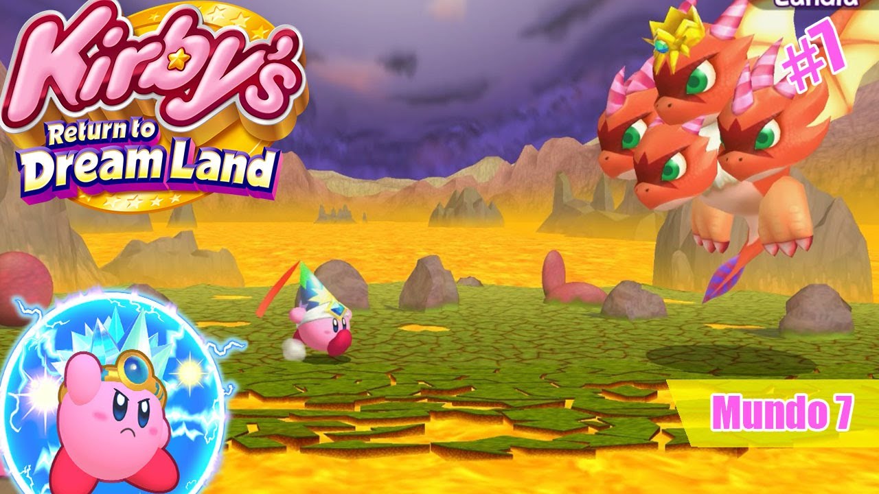 Guía Kirby´s Return to Dreamland Wii/Switch | Mundo 7 (Rocas de Rábano)