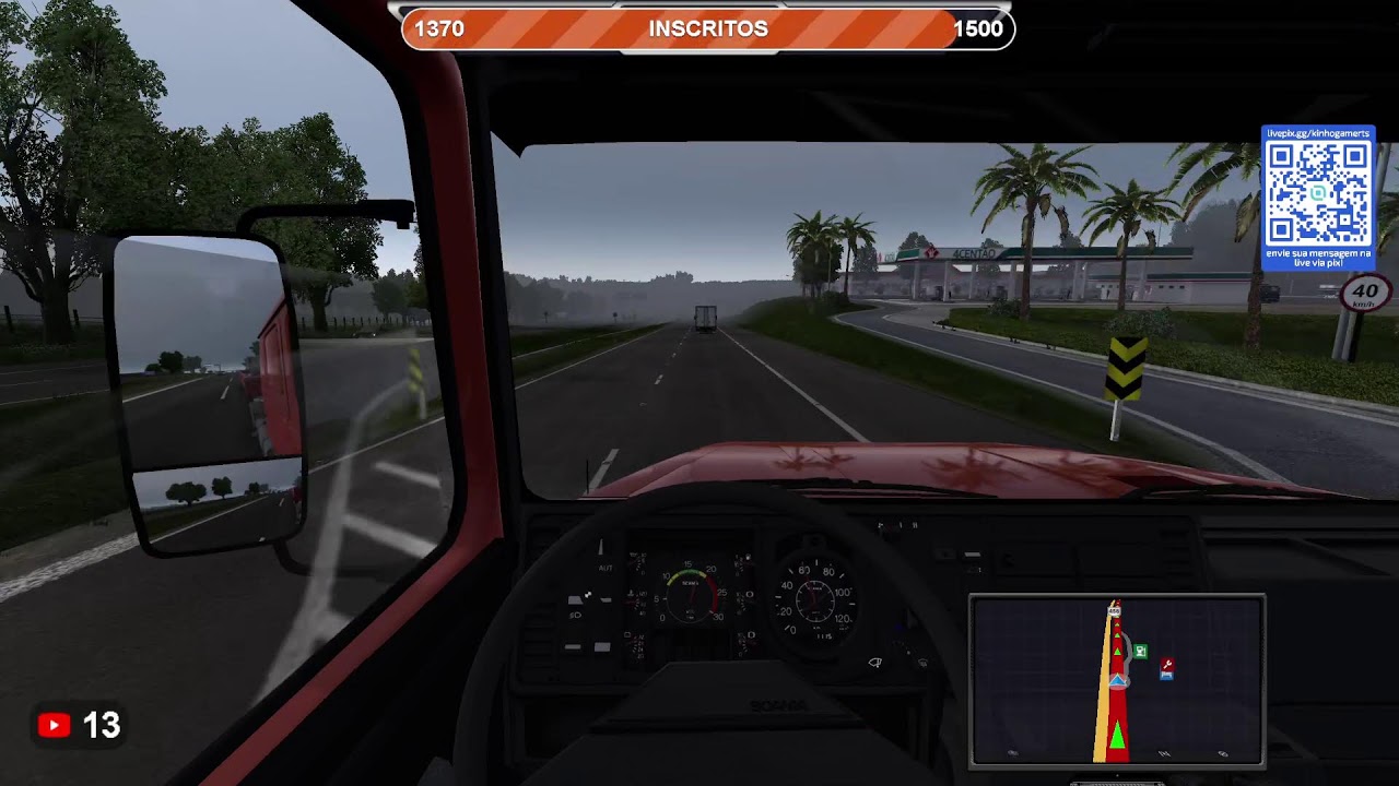 RBR NO SIMULADO #ets2 #maparbr #simulador #scania