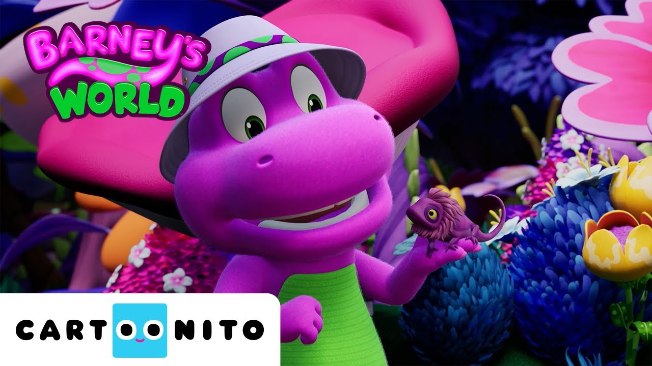 A Game of Hide and Seek 💜 | Barney's World | Cartoonito | Cartoons for Kids
