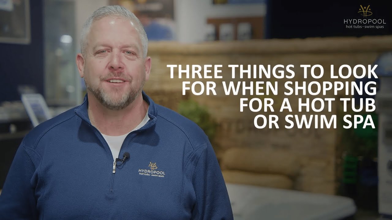 What are the three things to know before buying a hot tub or swim spa?