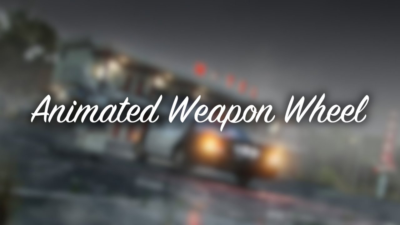 Animated Weapon Wheel Mod for GTA 5! (Showcase + Release)