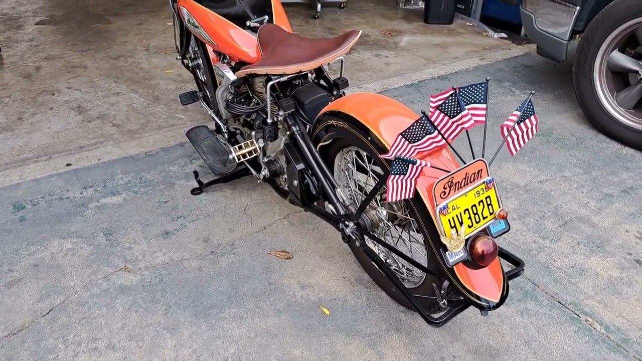 1938 Indian Four 4 cylinder motorcycle