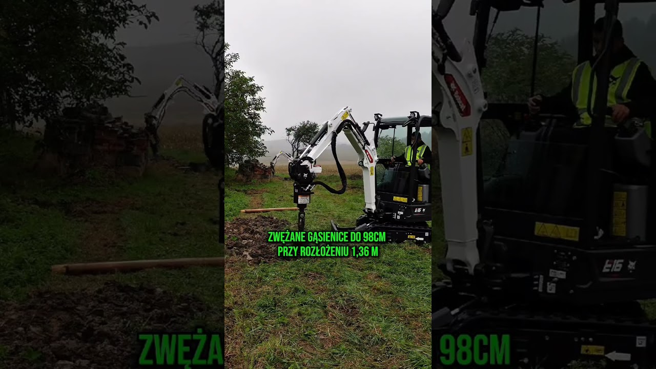 Minikoparka Bobcat E16 w najnowszej serii R2 @BobcatEMEA