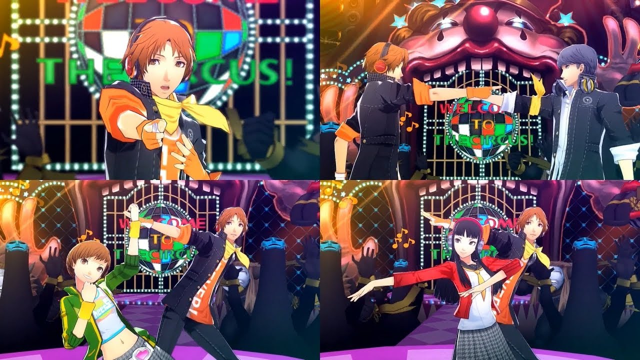 Persona 4: Dancing All Night - Your Affection (Video w/ All Partners)
