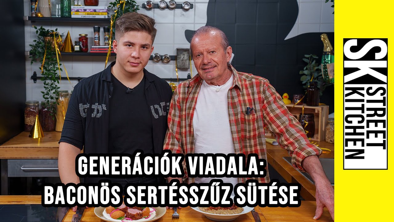 GENERÁCIÓK viadala⚔️: BACONÖS sertésszűz sütése 🥓🐖🔥