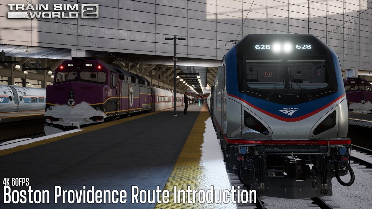 Boston Providence Route Introduction - Boston Sprinter - First Look - Train Sim World 2