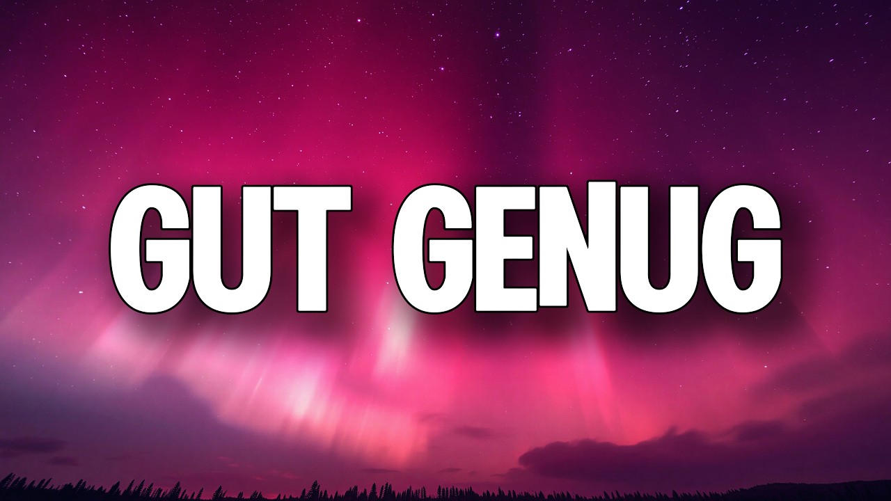 KITSCHKRIEG feat. BLUMENGARTEN & SHIRIN DAVID - GUT GENUG (Lyrics)