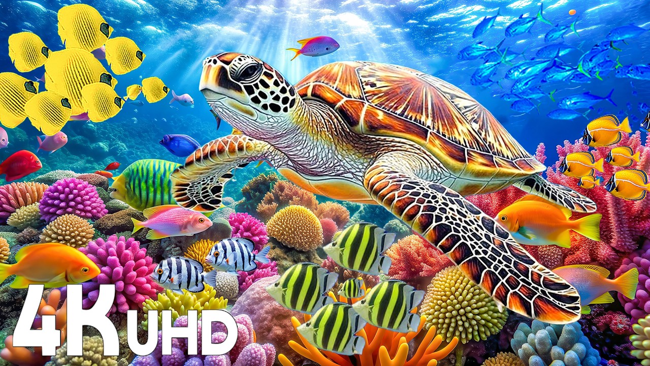 Amazing 4K Ocean Adventure 🐳 Dive Deep and Marvel at Sea Animal in The Best 4K ULTRA HD Aquarium #4