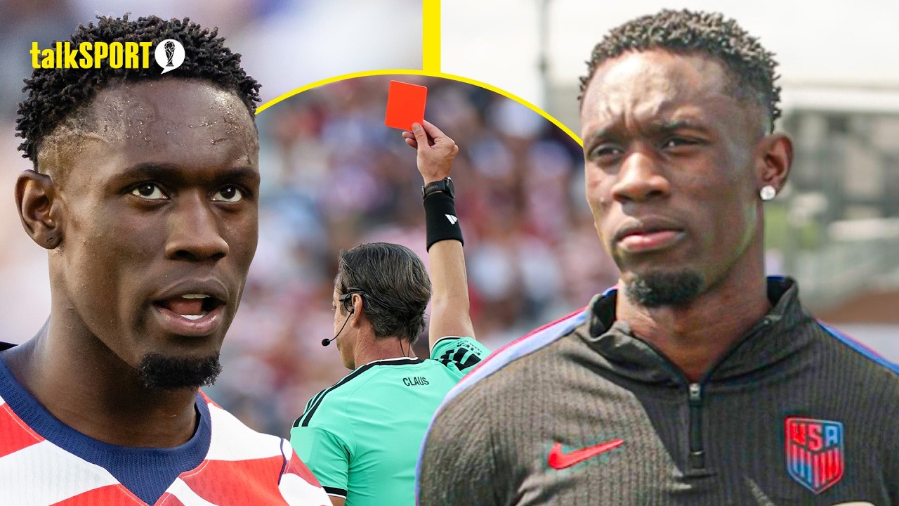 Folarin Balogun BEMOANS his CONTROVERSIAL Red Card as he OPENS UP on being BANNED for USA vs Belgium