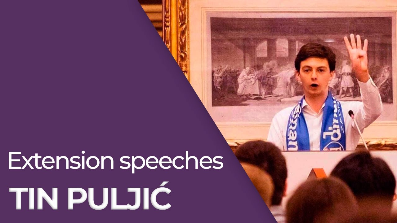 Tin Puljić - Extension Speeches