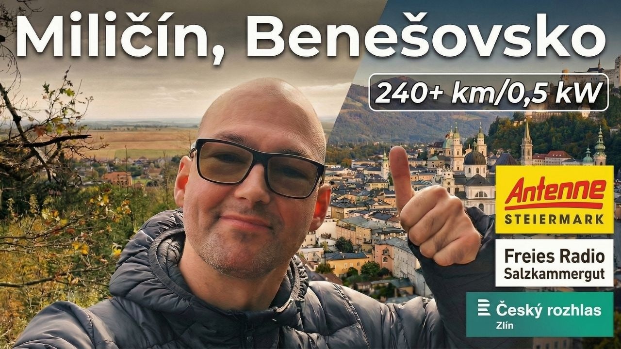 Miličín, 8  února 2026: Den lovce + záchyty 102,7 FM až 107,9 FM