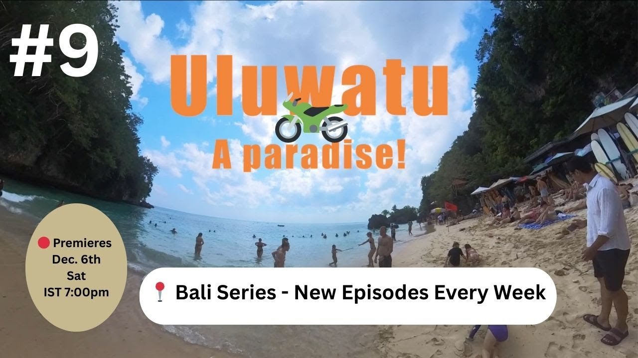 Indonesia Series | Episode 9 – Exploring Uluwatu 🏝️ | Cliffs, Temples & Beaches
