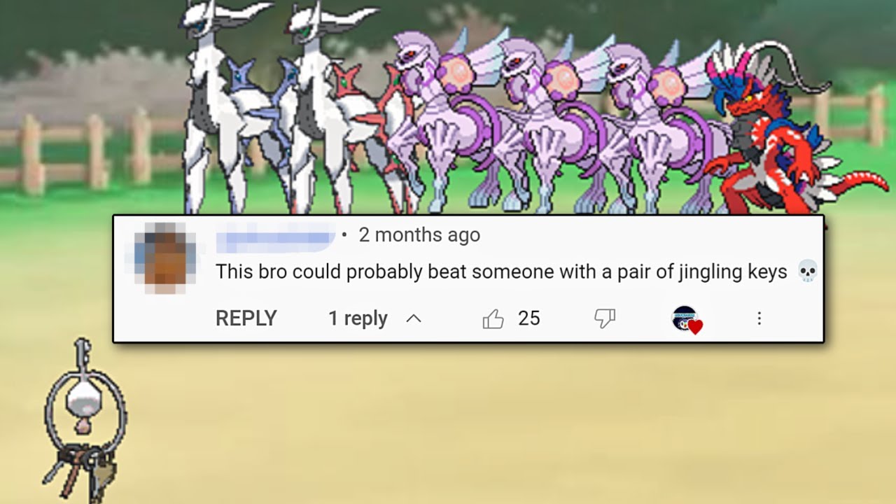 My Community Challenged Me To Beat A Legendary Spammer With 1 Klefki