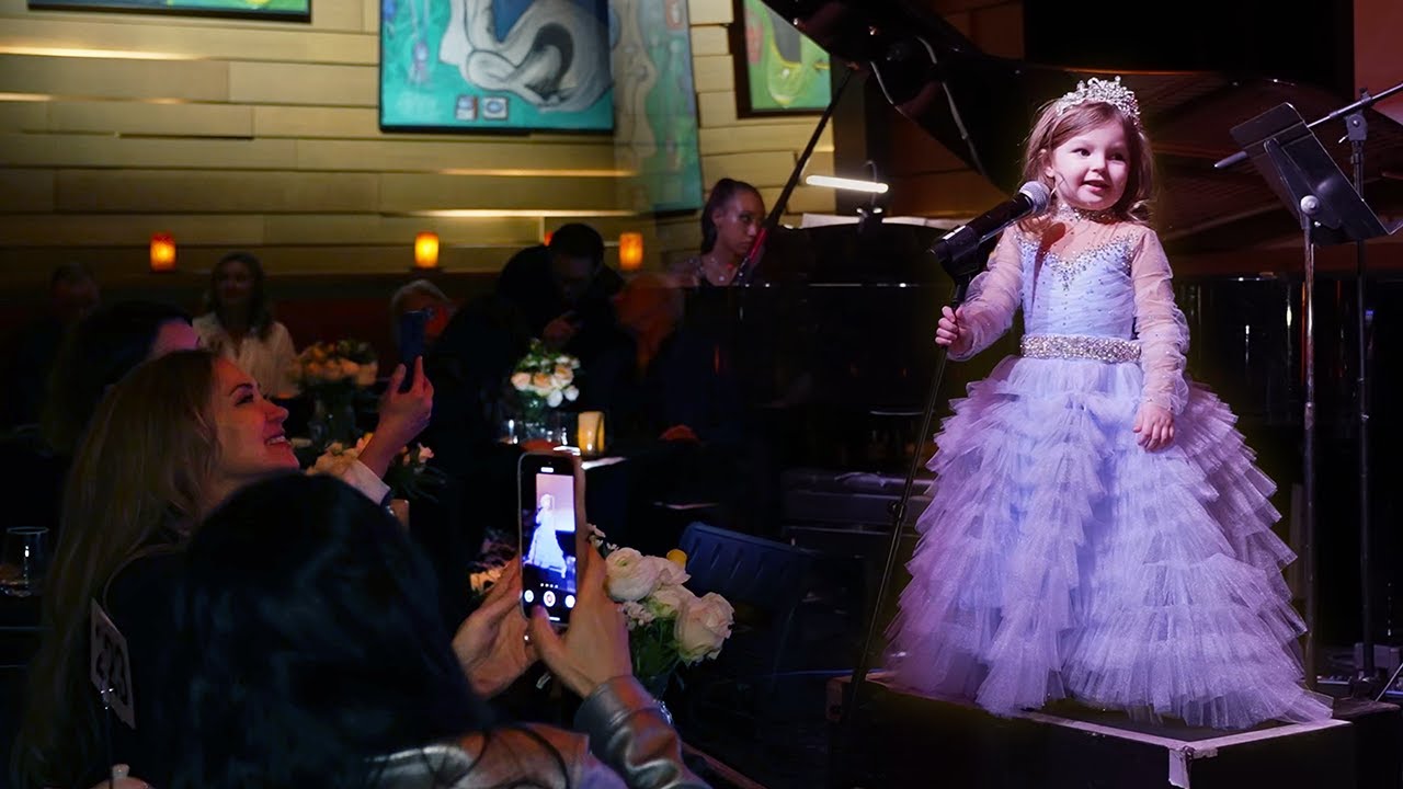 3-Year-Old Singing on Stage like a PRO!