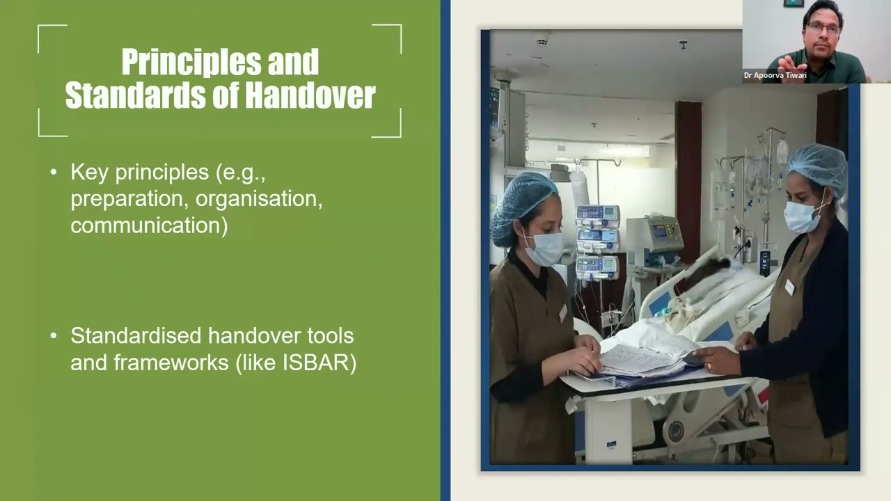 Step N Session: Nursing Handover in ICU