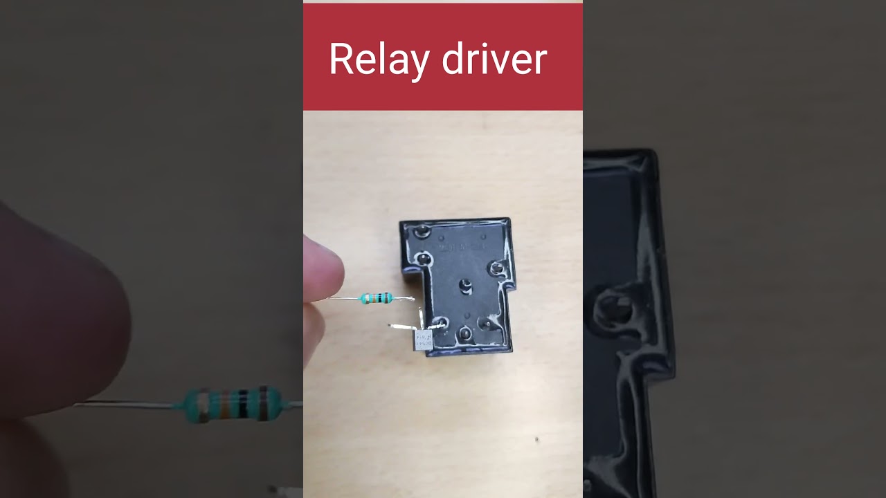Relay driver using bc547 project