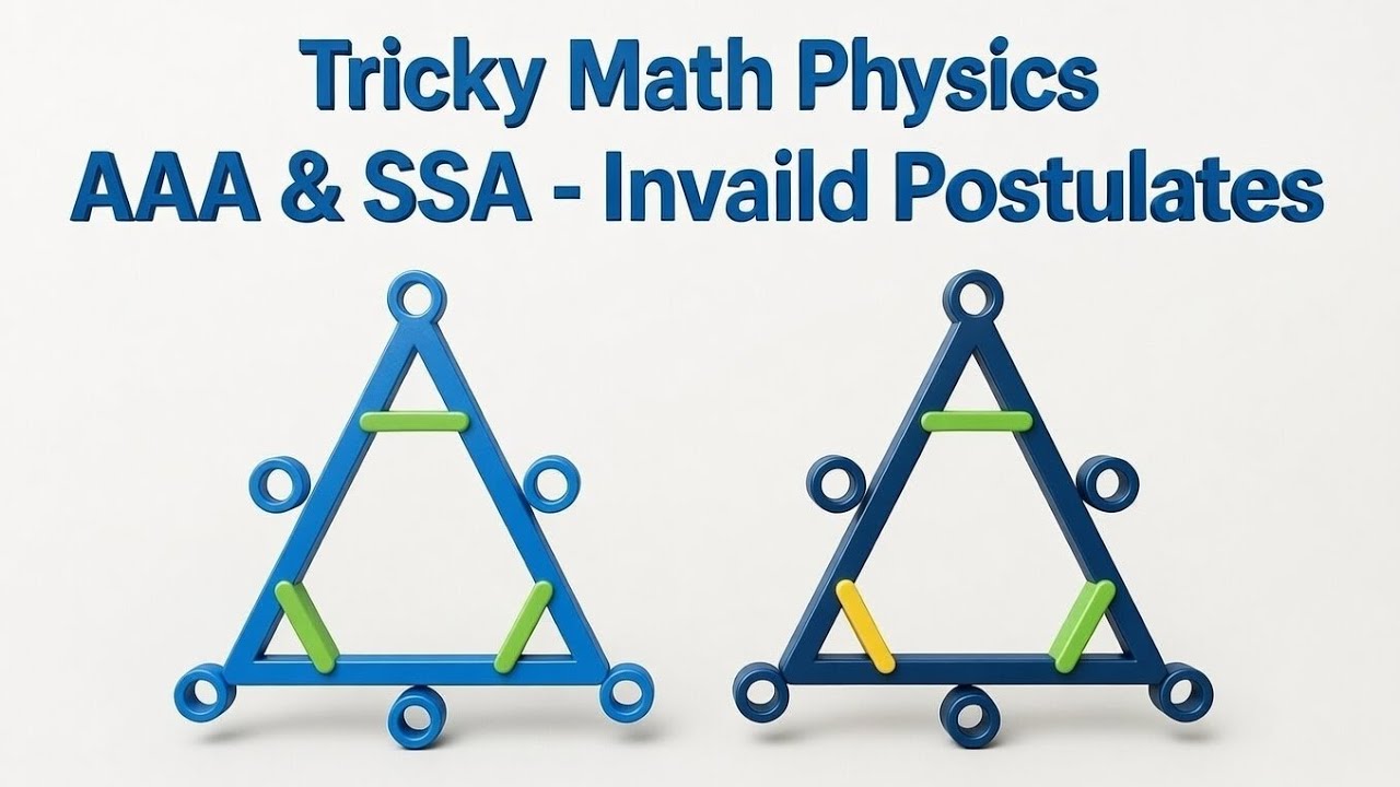 Why AAA & SSA are NOT Valid Postulates! | Class 9 Math