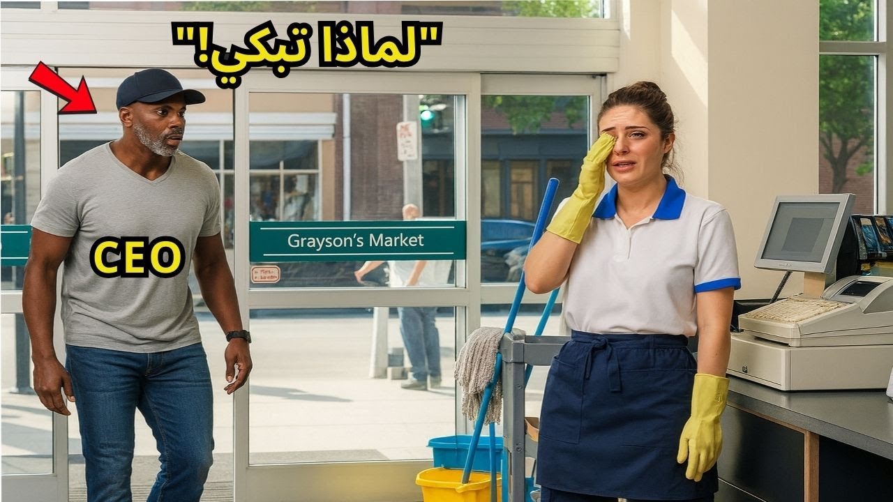الرئيس التنفيذي الأسود المتخفي يدخل متجره… ليجد العاملة تبكي والصدمة كانت أسوأ مما تخيل!