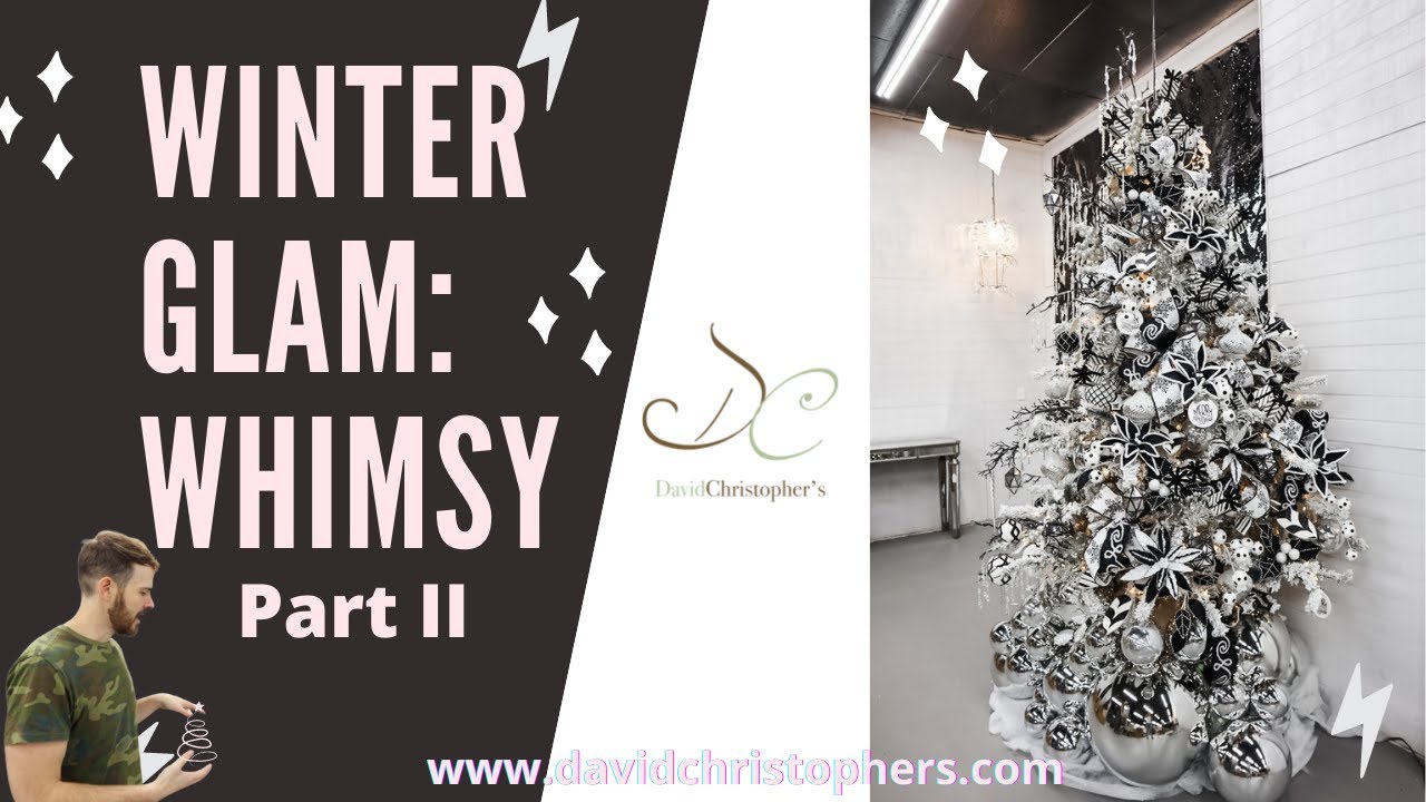 Winter Glam: How to Decorate a Whimsical Tree in Black/White/Silver (2021)