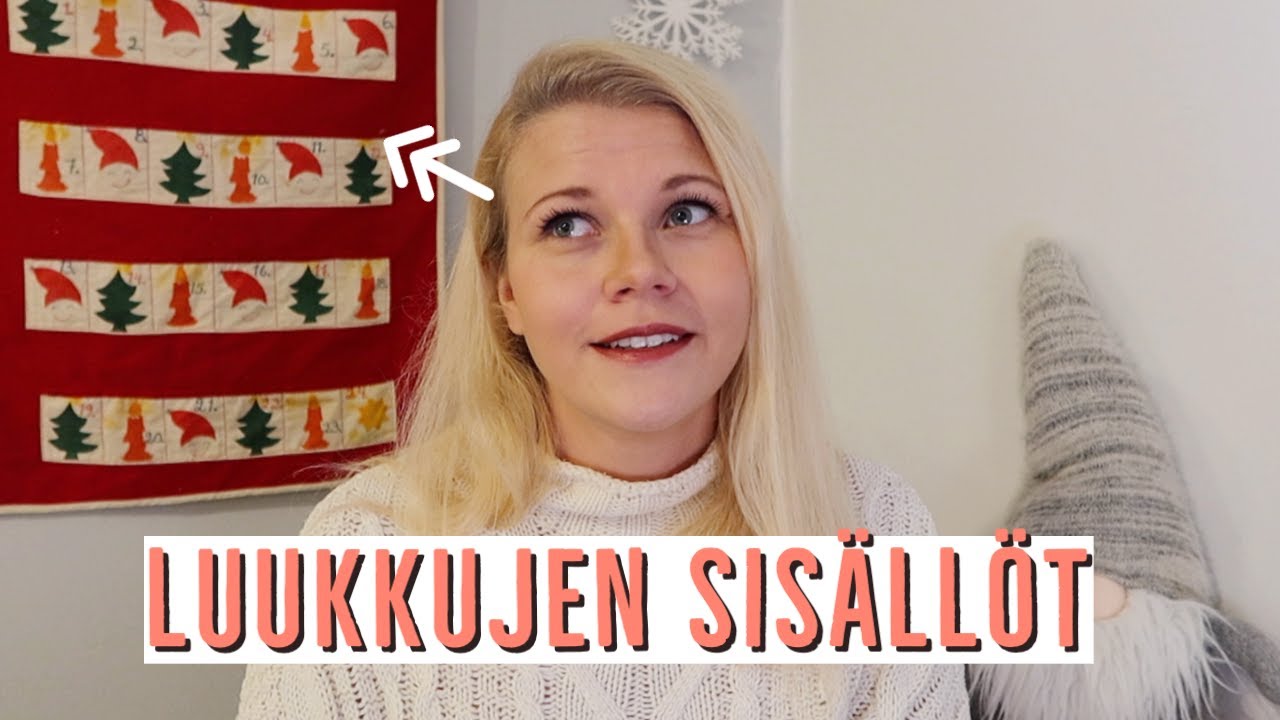 LASTEN JOULUKALENTERIN SISÄLTÖ 2020