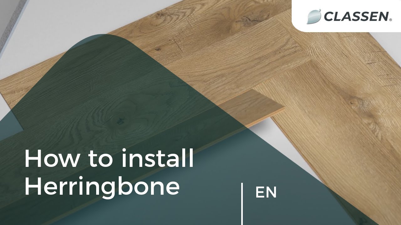 How to Install Herringbone Laminate Flooring – #CLASSEN #Ville #Manor
