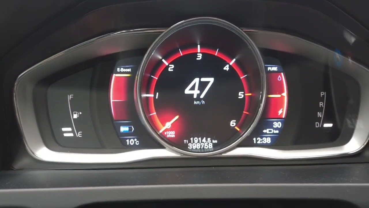 Volvo v60 D6 acceleration in electric mode