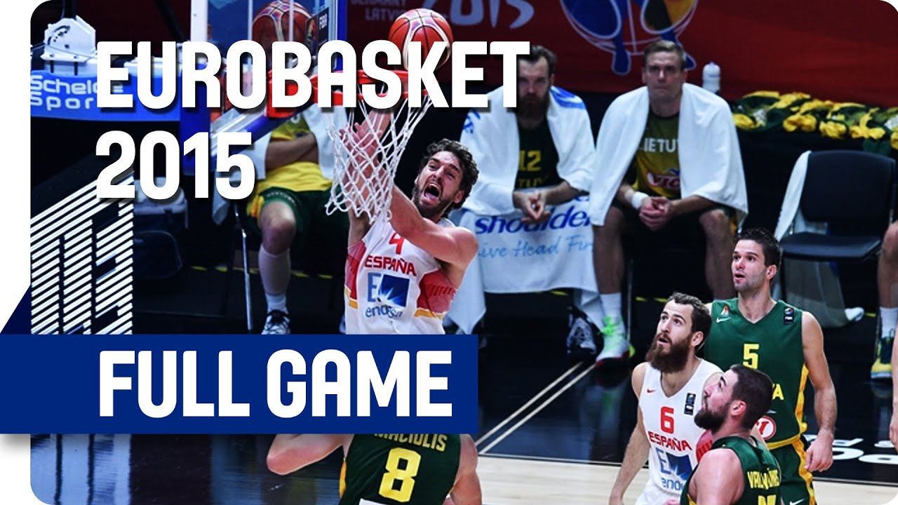 Spain v Lithuania - Final - Full Game - Eurobasket 2015