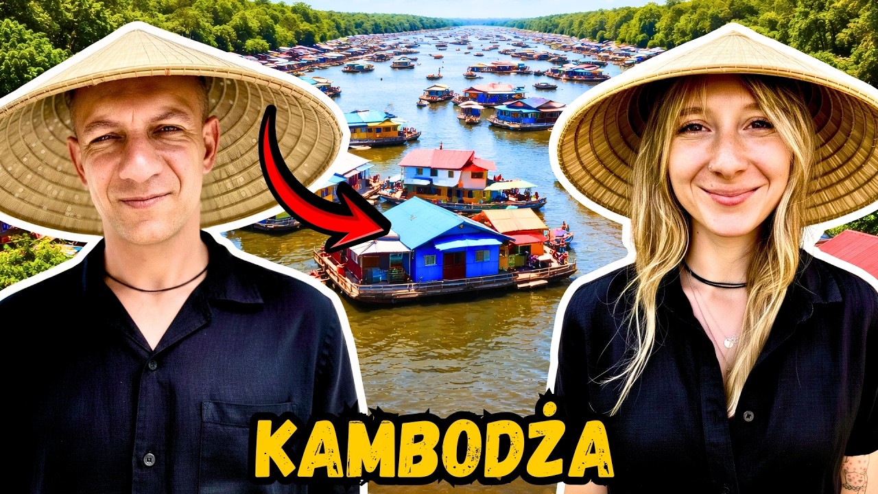 Kambodża: PŁYWAJĄCE MIASTA na rzece Sangker! 7 godzinna przeprawa... i ważne ogłoszenie!