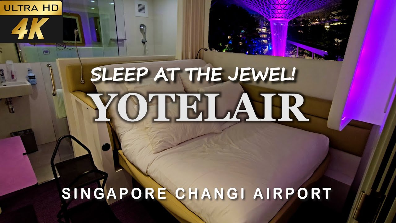 [4k] YotelAir changi airport | Yotelair Singapore | Best Singapore Hotel
