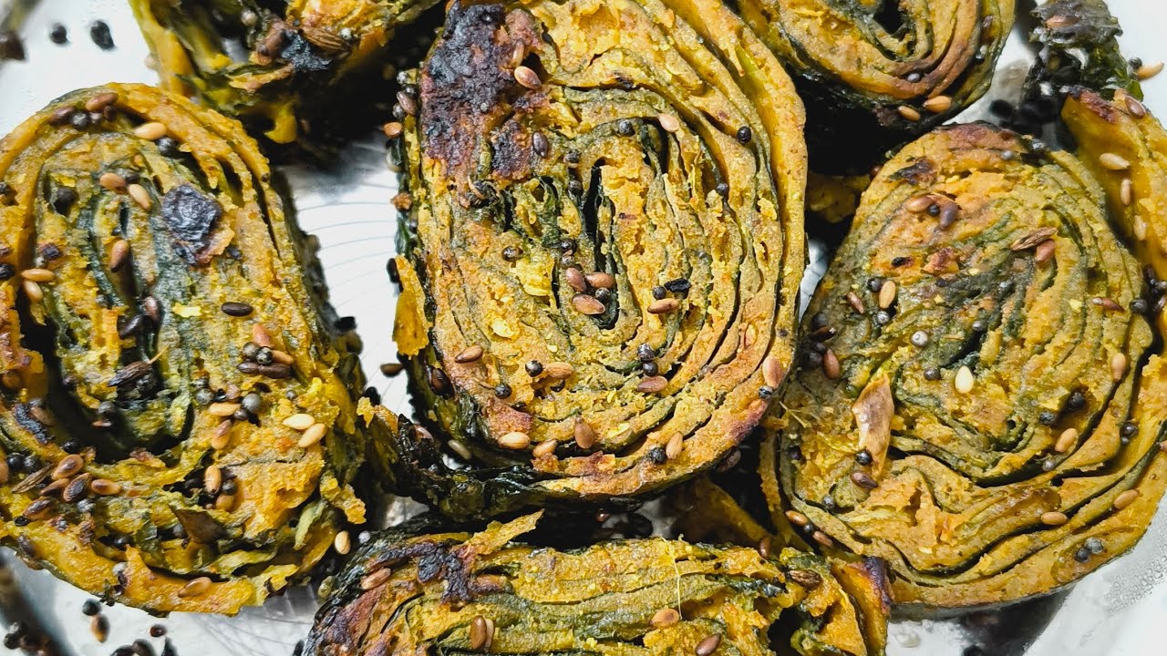Arbi ke Patton ki Kurkuri Roll Recipe | Healthy Snack or Sabji | Live Cooking