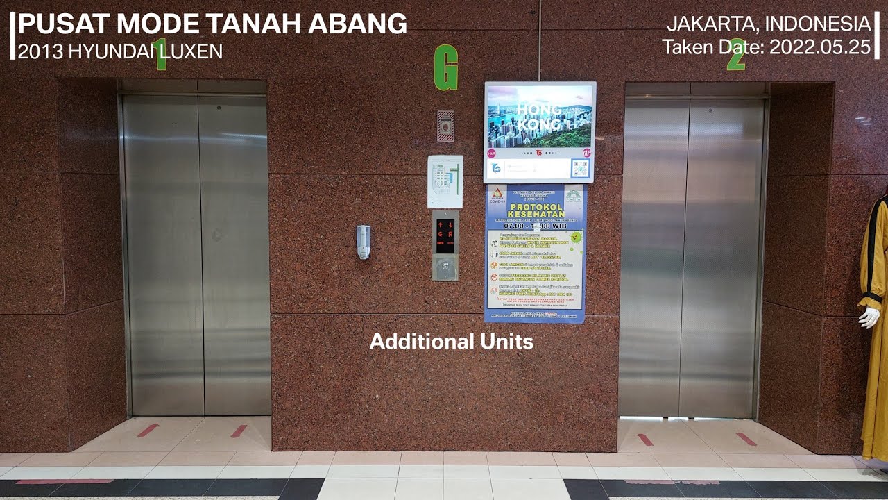 Hyundai LUXEN Scenic Traction Elevator at Pusat Mode Tanah Abang, Jakarta