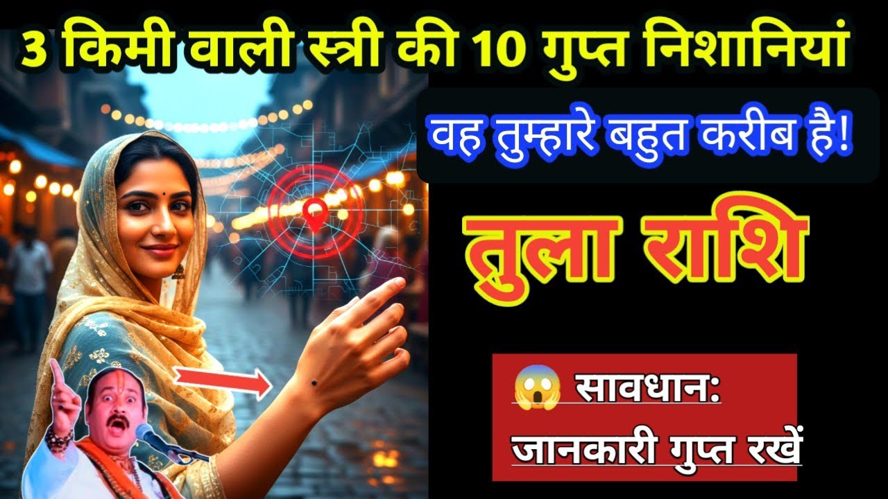 तुला राशि: 3 किमी वाली स्त्री की 10 गुप्त निशानियां | सावधान जानकारी गुप्त रखें!