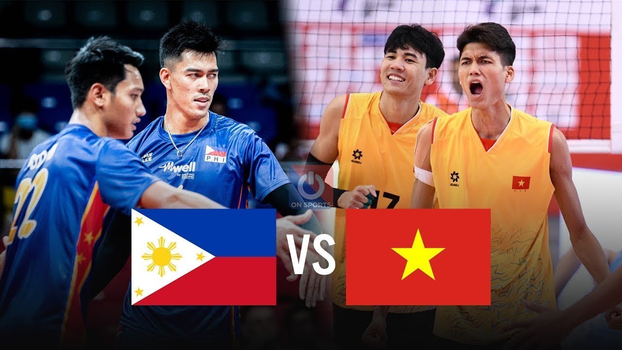 Full HD | Philippines vs Vietnam | Bryan Bagunas vs. Ngọc Thuân Men's Volleyball ASEAN