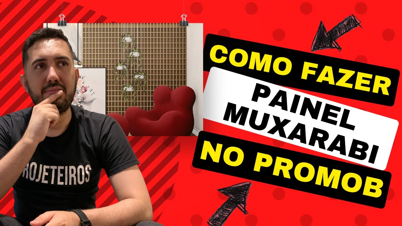 COMO FAZER UM PAINEL MUXARABI NO PROMOB