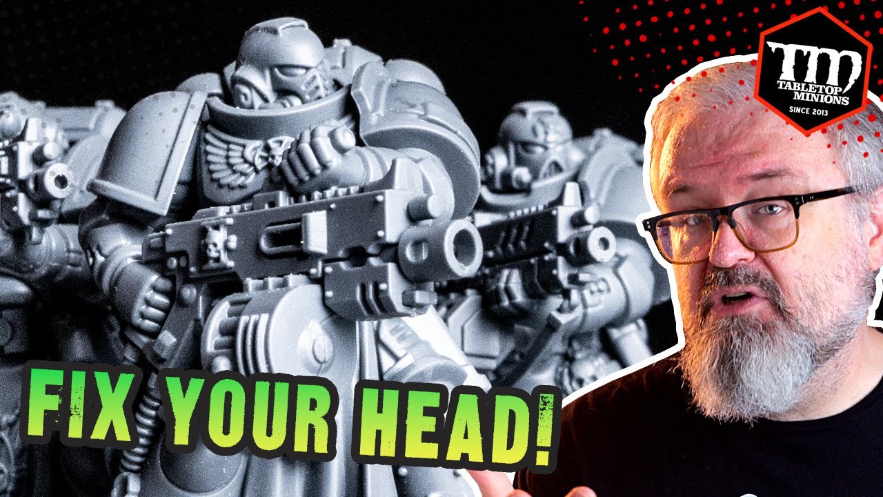 Can't Get Your Minis Painted? FIX YOUR HEAD