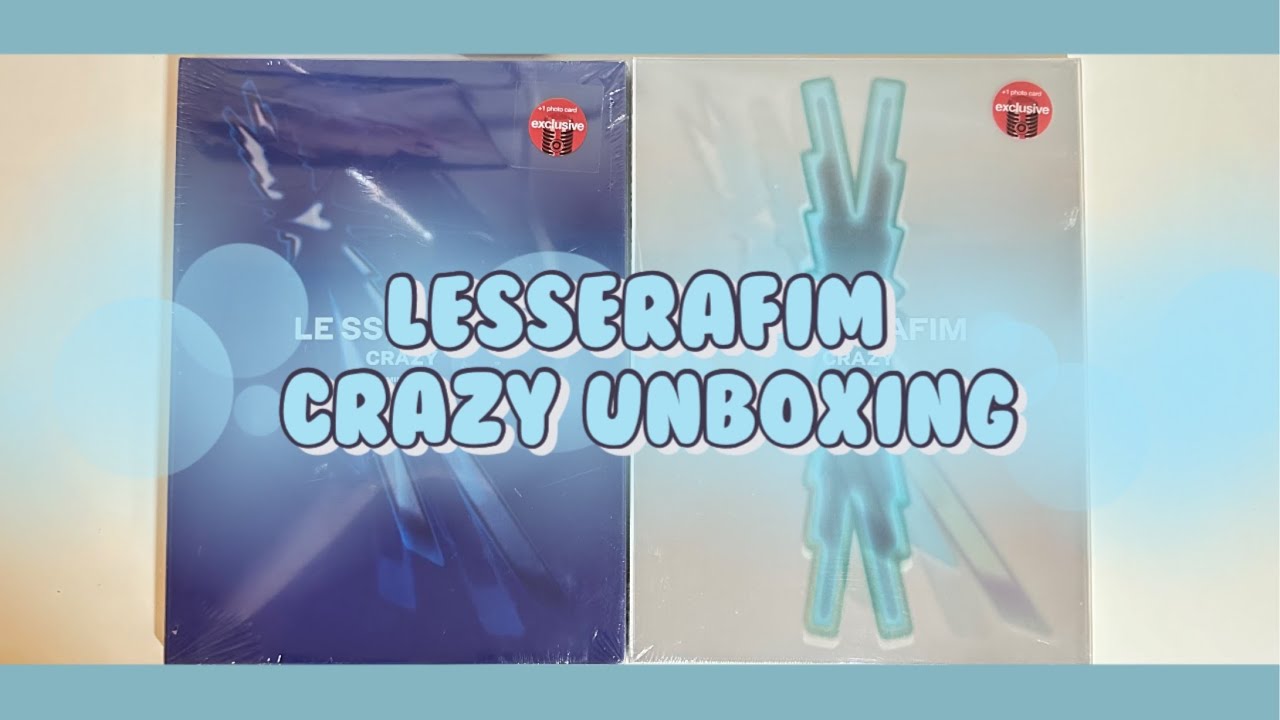 Lesserafim Crazy Unboxing (Target ver.) ⚡️