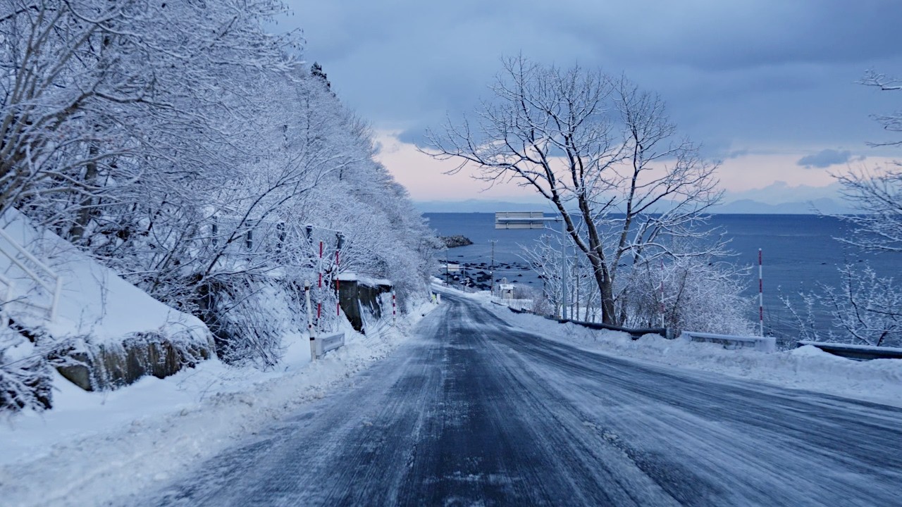 Japan Winter Drive 4K | Mutsu to Omasaki, The Northernmost place of Honshu