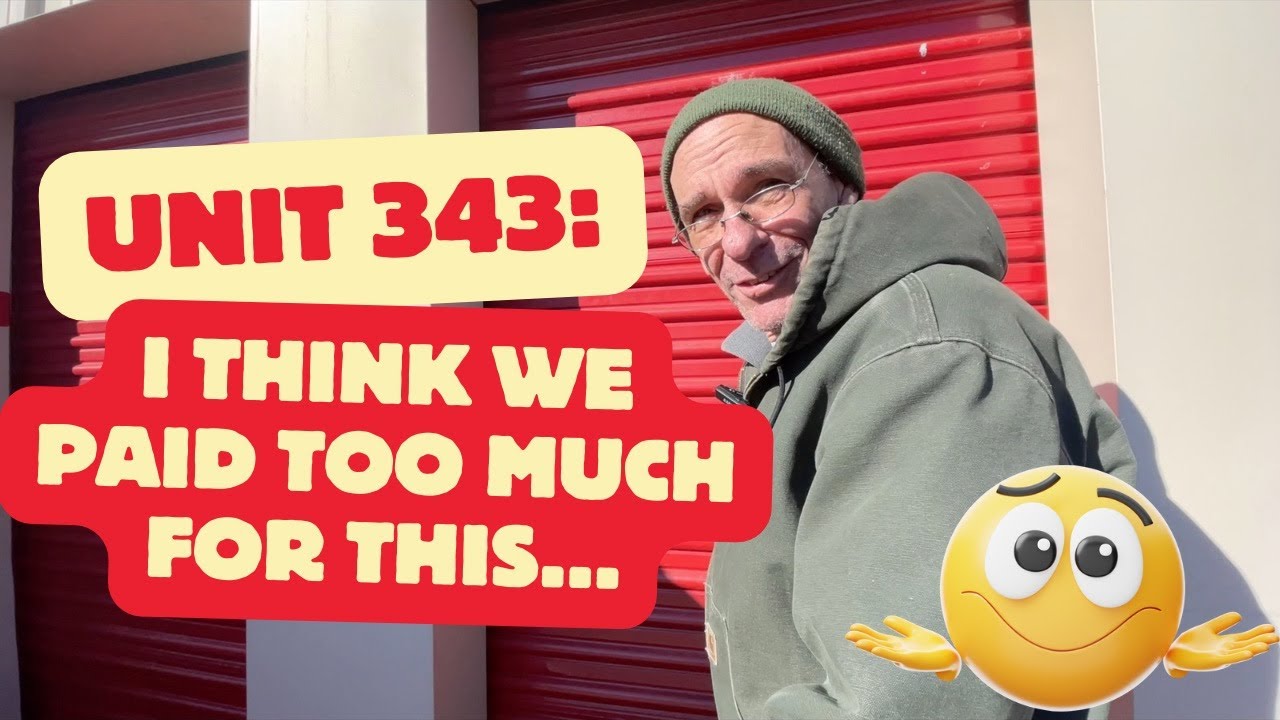 Unit 343: I Think We Paid Too Much For This... | Storage Unit Unboxing For Resale